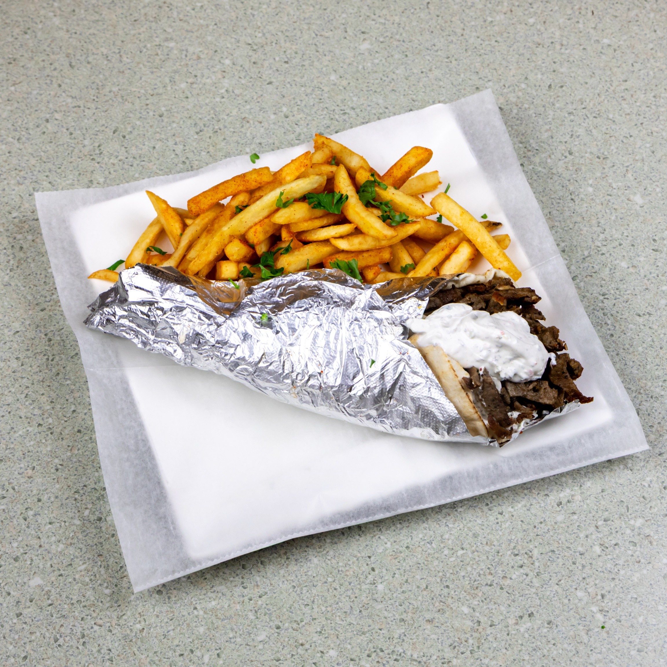 Gyro Sandwich.